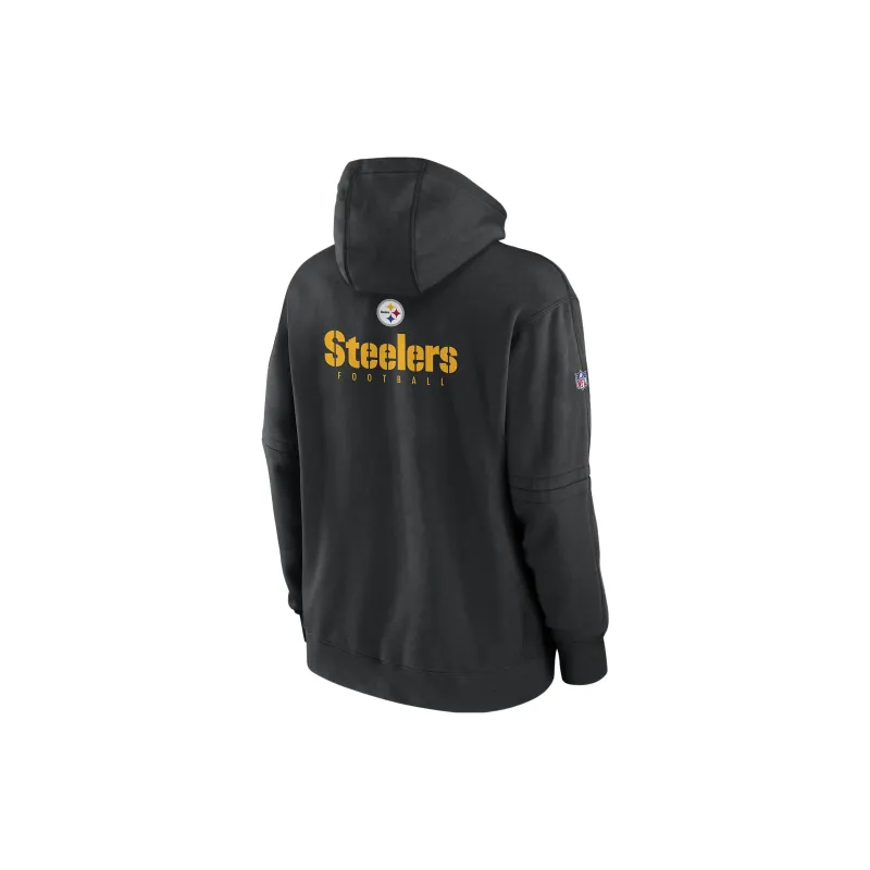Nike x NFL Pittsburgh Steelers Sideline Club Sweatshirt Men's Black-1