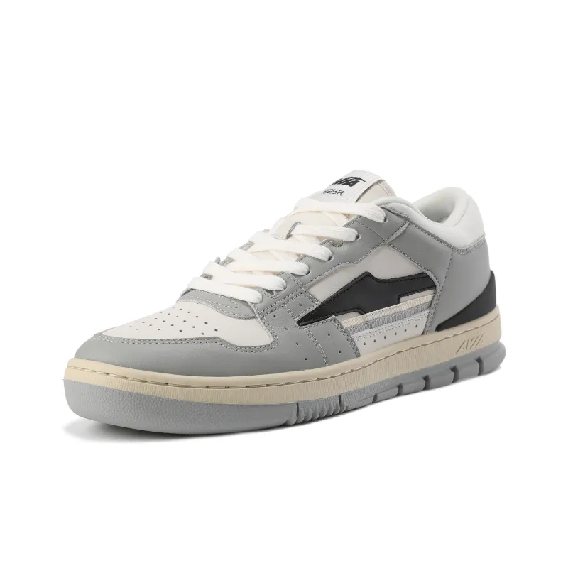 AVIA 825R Series Anti Slip Wear Resistant Low Top Skateboard Shoes Men's White Gray-2