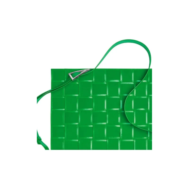 Bottega Veneta Calfskin Crossbody Bag, Shoulder Bag Men's Green-4