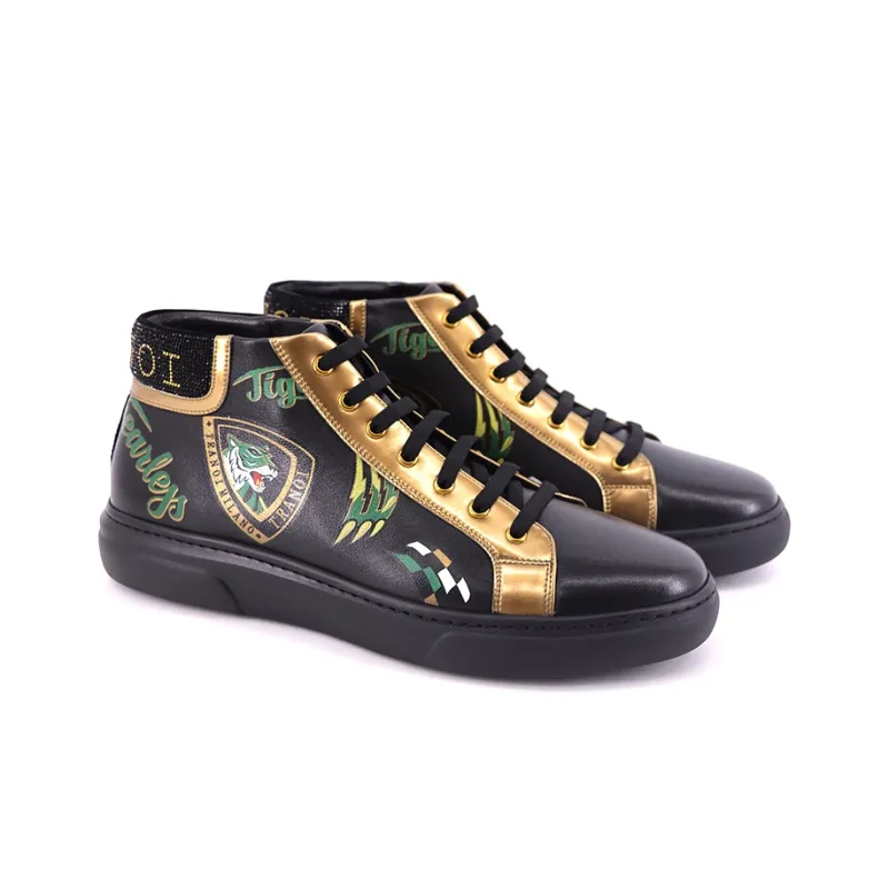 TRANOI Troy Skateboard Shoes Men's Black-3