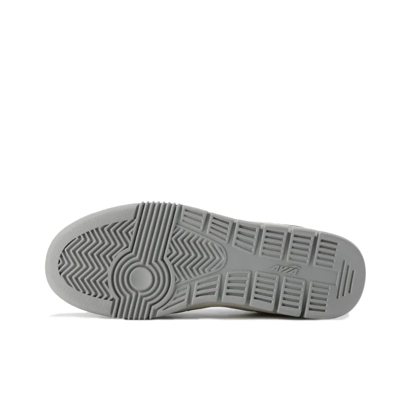 AVIA 825R Series Anti Slip Wear Resistant Low Top Skateboard Shoes Men's White Gray-6