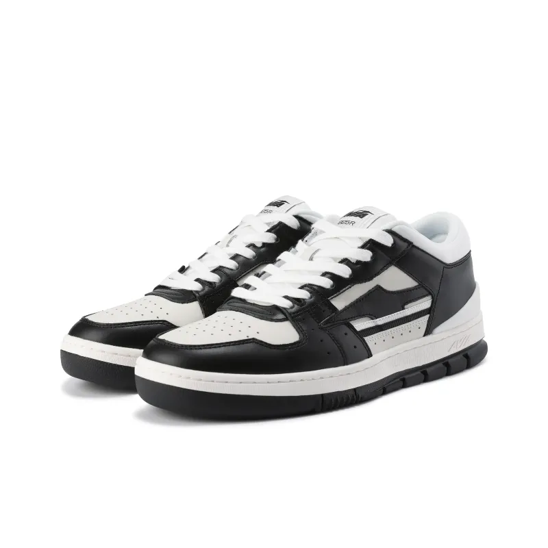 AVIA 825R Series Anti Slip Wear Resistant Low Top Skateboard Shoes Men's Black White-3