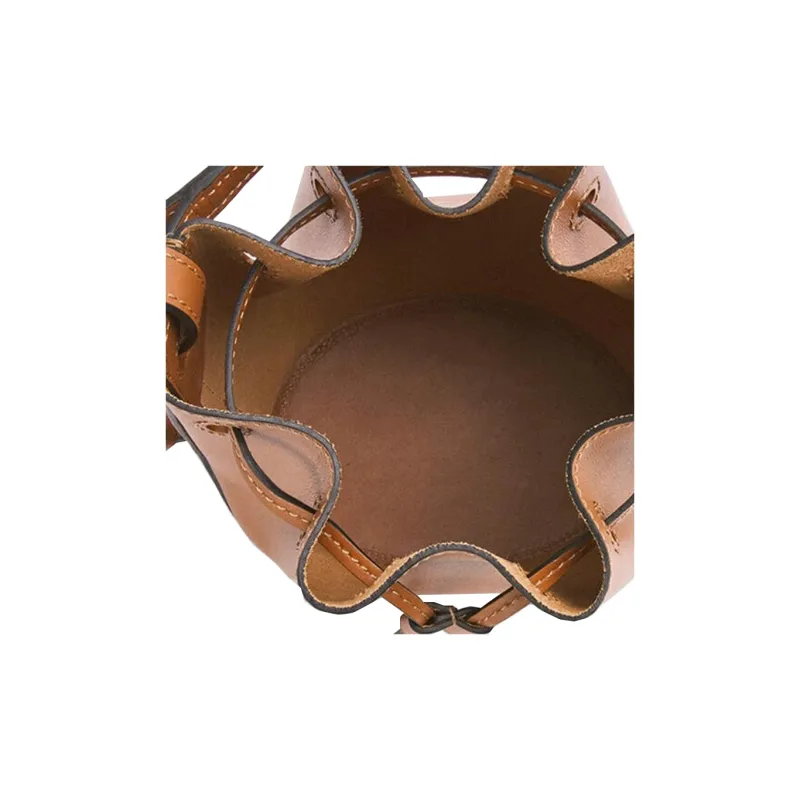 LOEWE Balloon NAPPA Cow Leather Balloon Bag, Bucket Bag, Handbag, Shoulder Bag, Crossbody Bag Mini Women's Brown-4