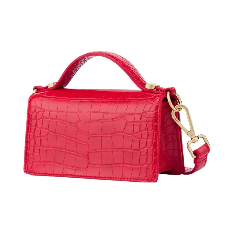 LOVE MOSCHINO Polyurethane One Shoulder Handbags Women's Red-1