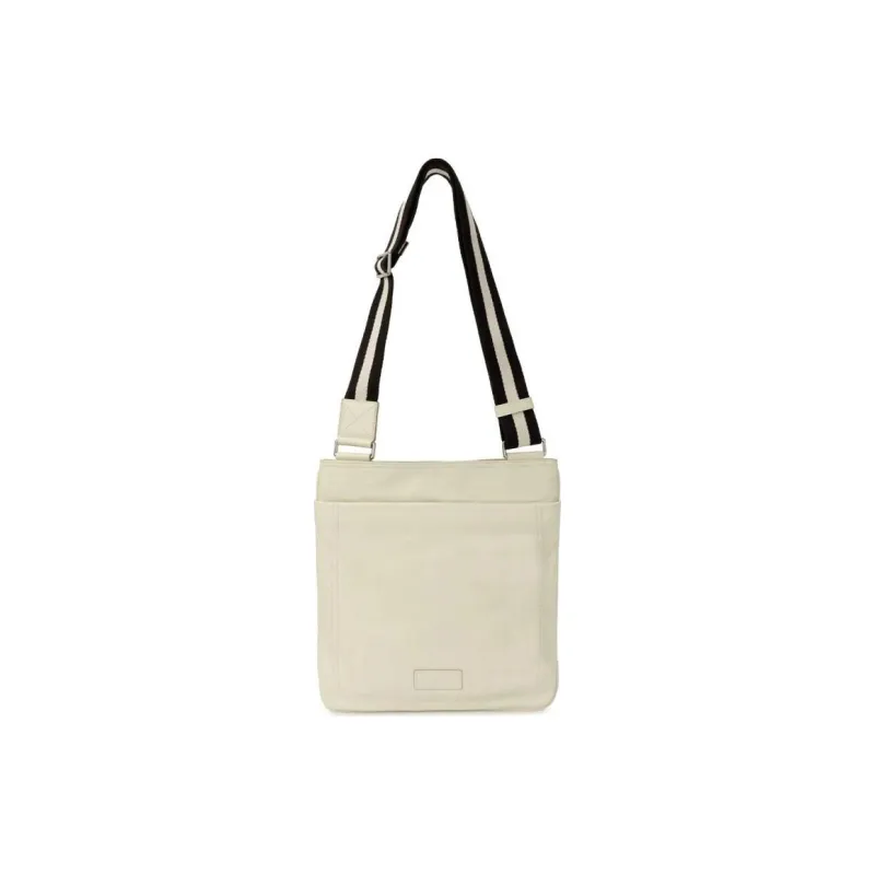 BALLY Genuine Leather Crossbody Bag Shoulder Bag Men's White-1