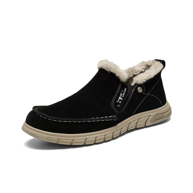 G.N.SHIJIA Men's Casual Shoes Men Low Top Beige-1