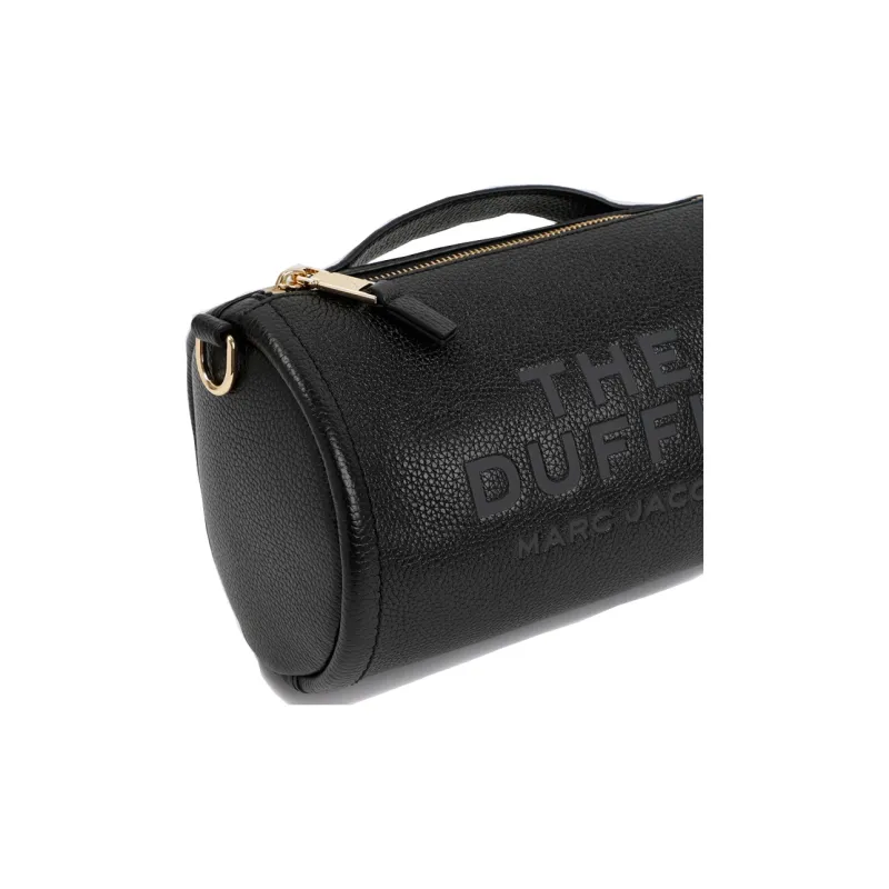 MARC JACOBS The Leather Duffle Bag Black-3