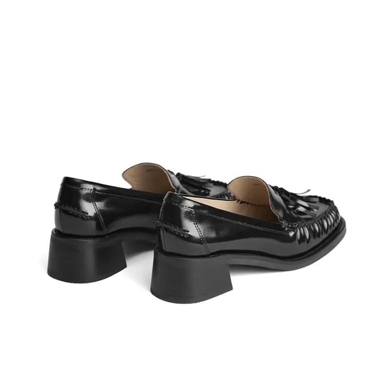 73Hours Loafers 3.5cm Women's Black-3