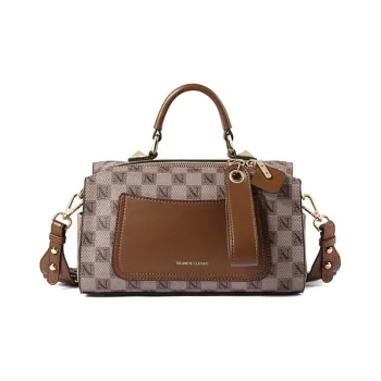 TUCANO PVC Leather And PU Leather Shoulder Bag, Crossbody Bag, Handbag Trumpets Women's Coffee