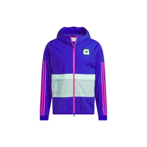 Adidas Jackets Men Transparent Blue