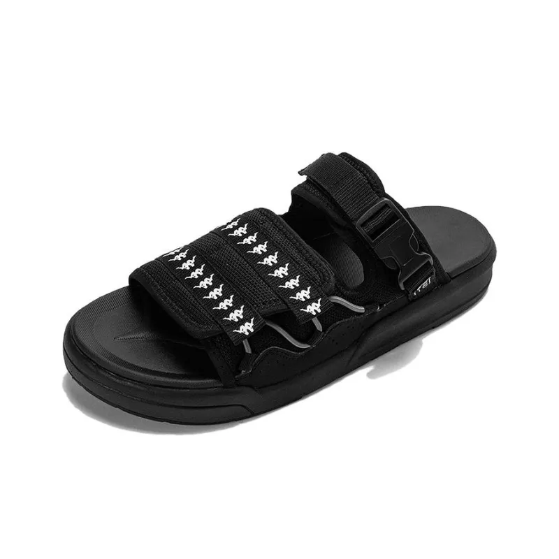 Kappa Slide Slippers Men's Black White-1