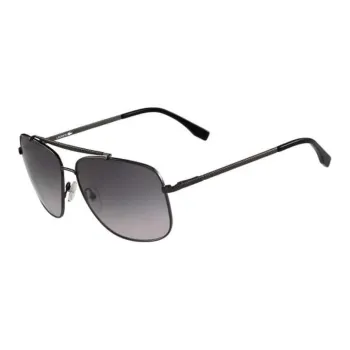 LACOSTE Irregular Shape Sunglasses Men's Black