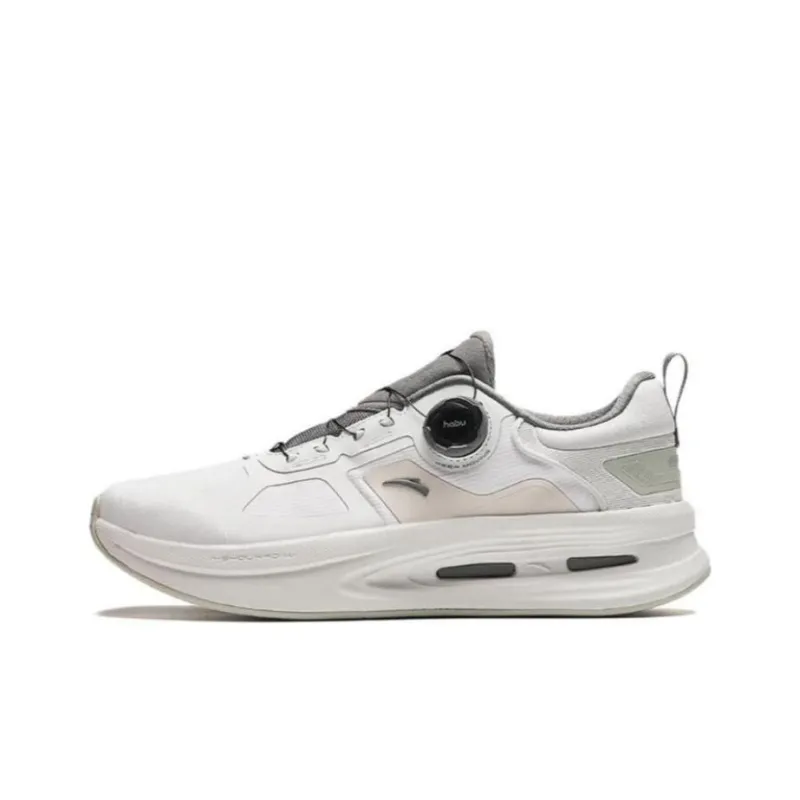 Anta Anti-Slip Wear-Resistant Low-Top Running Shoes Men's White-0