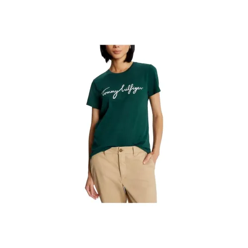 Tommy Hilfiger T-Shirts Women's Dark Green