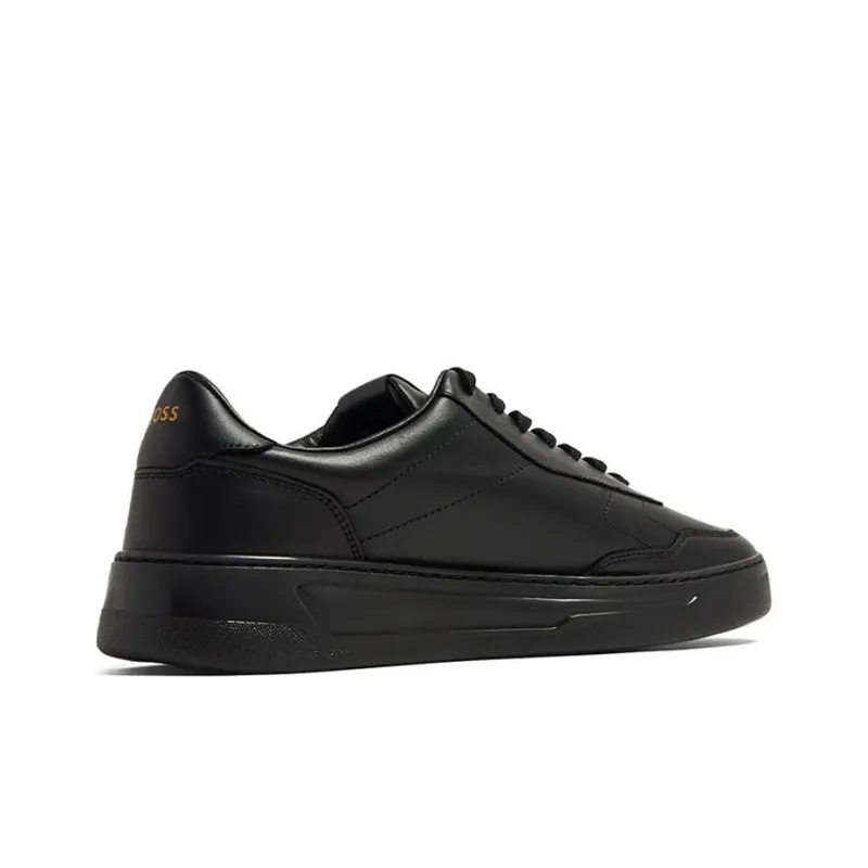 BOSS Panelled Leather Sneakers-3