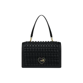 LOVE MOSCHINO PU With Elastane Portable Crossbody Bag, Shoulder Bag Women's Black