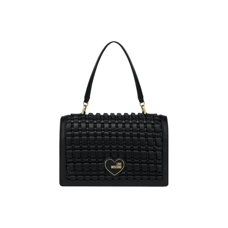 LOVE MOSCHINO PU With Elastane Portable Crossbody Bag, Shoulder Bag Women's Black-0