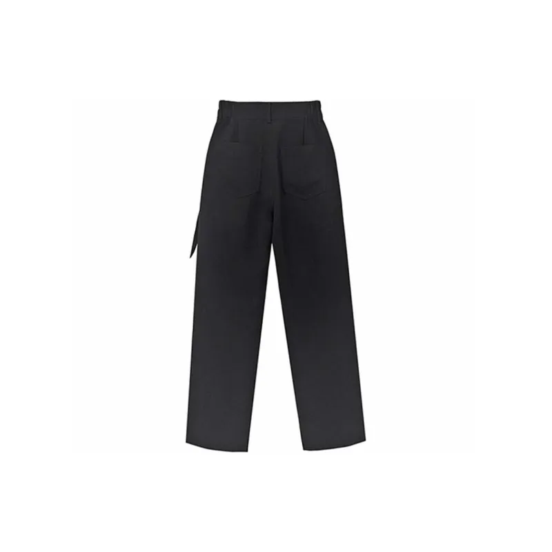 VALLEYOUTH Casual Pants Fall Unisex Black-1