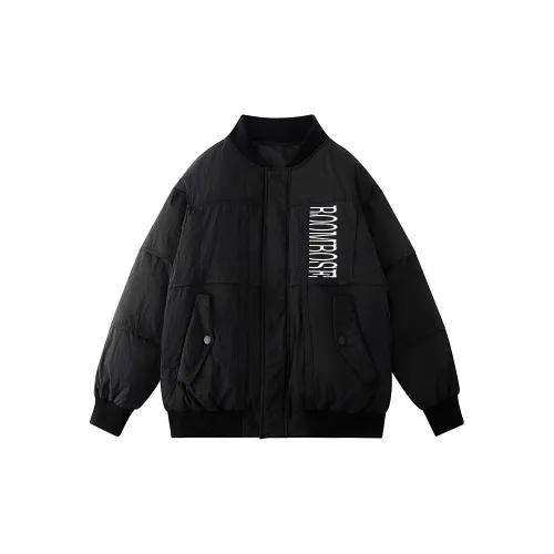 ROOMBOSE Puffer Jackets Unisex Black