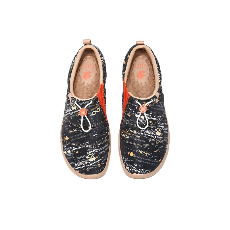 U.IN Painted Travel Shoe Toledo 1 Camping Collection Low Top Casual Shoes Men's-1