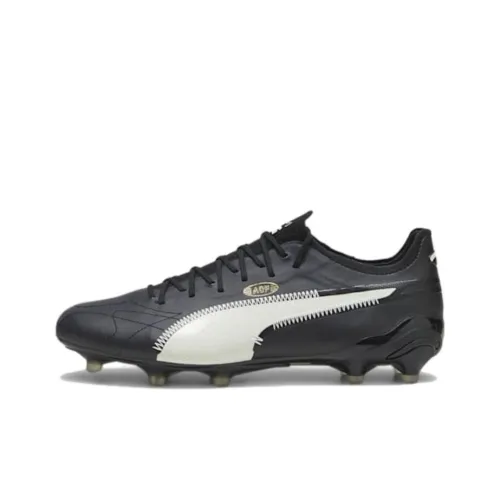 PUMA King Ultimate Soccer Shoes Men Low-Top Black