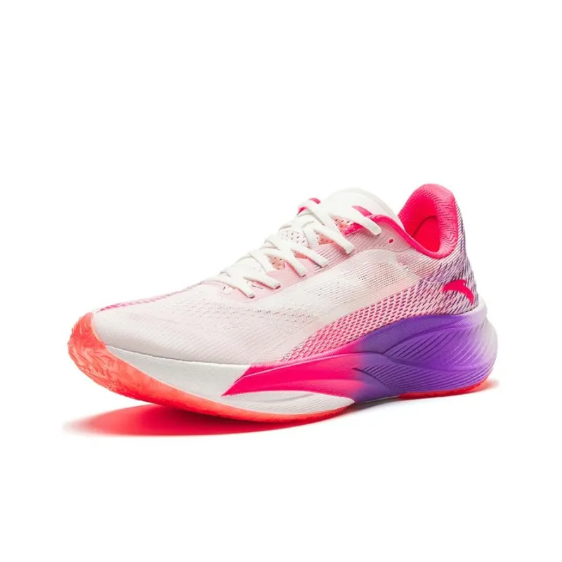 Anta Anti-Slip Wear-Resistant Low-Top Running Shoes Men's Pink Purple-1