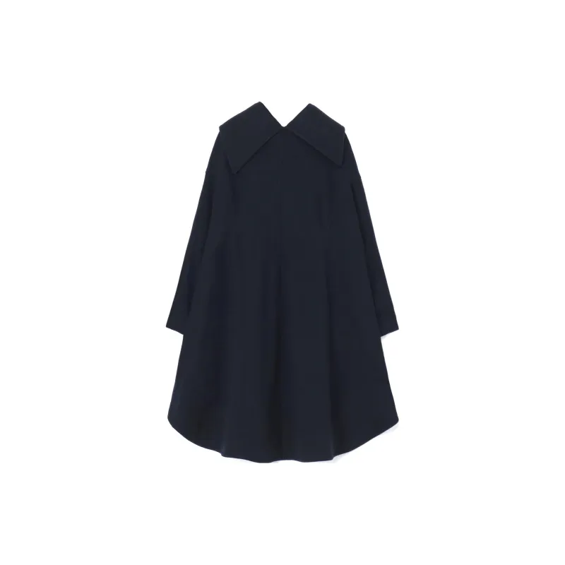 Yohji Yamamoto Cut out Collar Maxi Coat-1