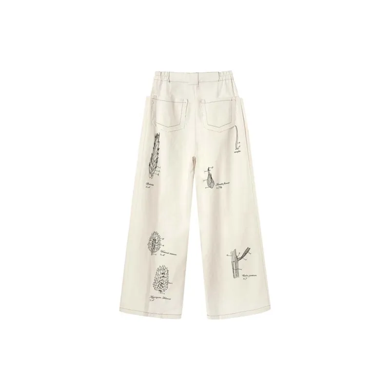 VALLEYOUTH Casual Pants Unisex Beige-1