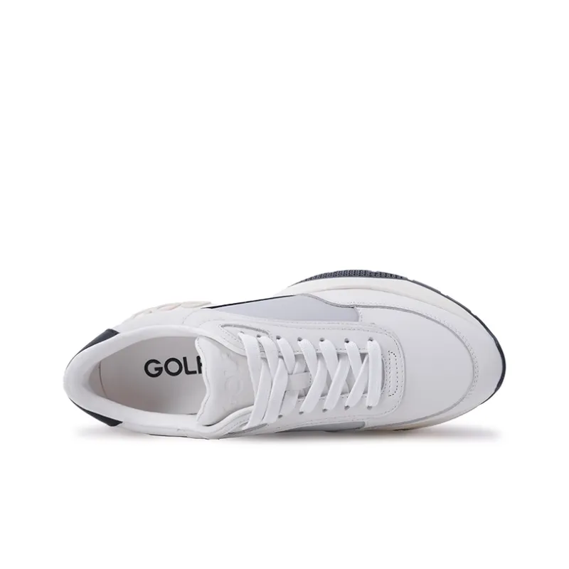 GOLF Cushioned Slip Resistant Breathable Low Top Casual Shoes Men's White Gray-3
