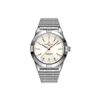 BREITLING Automatic Mechanical Movement Women's Watch 36mm White Dial Stainless Steel Case Stainless Steel Watchband