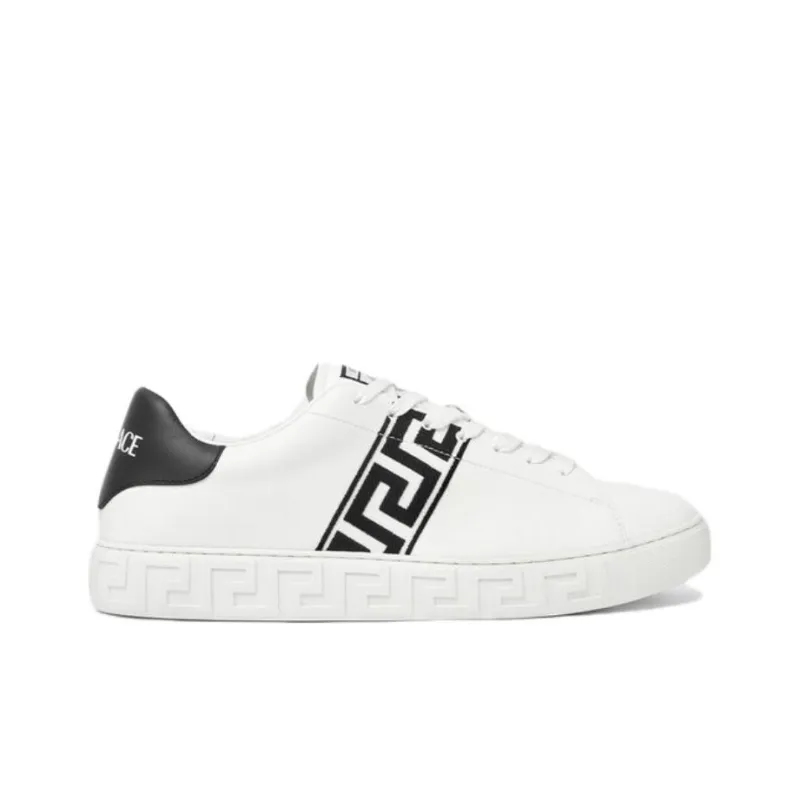 VERSACE Greek Sole Embroidered Band Sneakers-1