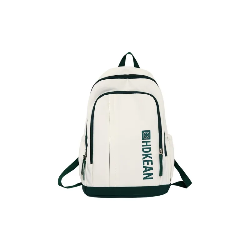 KAKAXI Nylon Backpack Laptop Bag Backpack Regular Unisex White/Green/Black/Orange-0