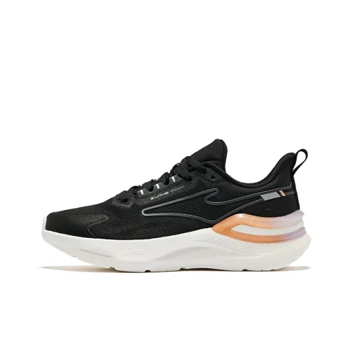 Erke Heavenly Horse 2.0 Cushioning, Wear Resistant Low Top Running Shoes Women's Black