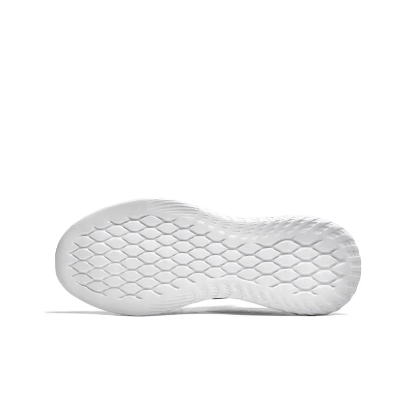 Binary Anti Slip Wear Resistant Low Top Running Shoes Men's Black White-5