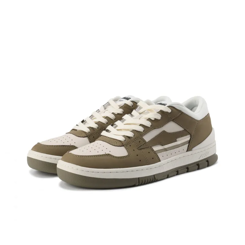 AVIA 825R Series Anti Slip Wear Resistant Low Top Skateboard Shoes Men's Olive Green-3