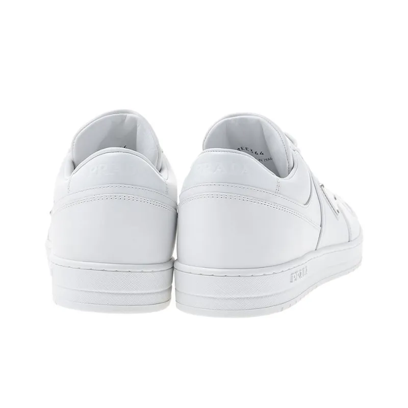 PRADA Skateboard Shoes Men Low Top White-3