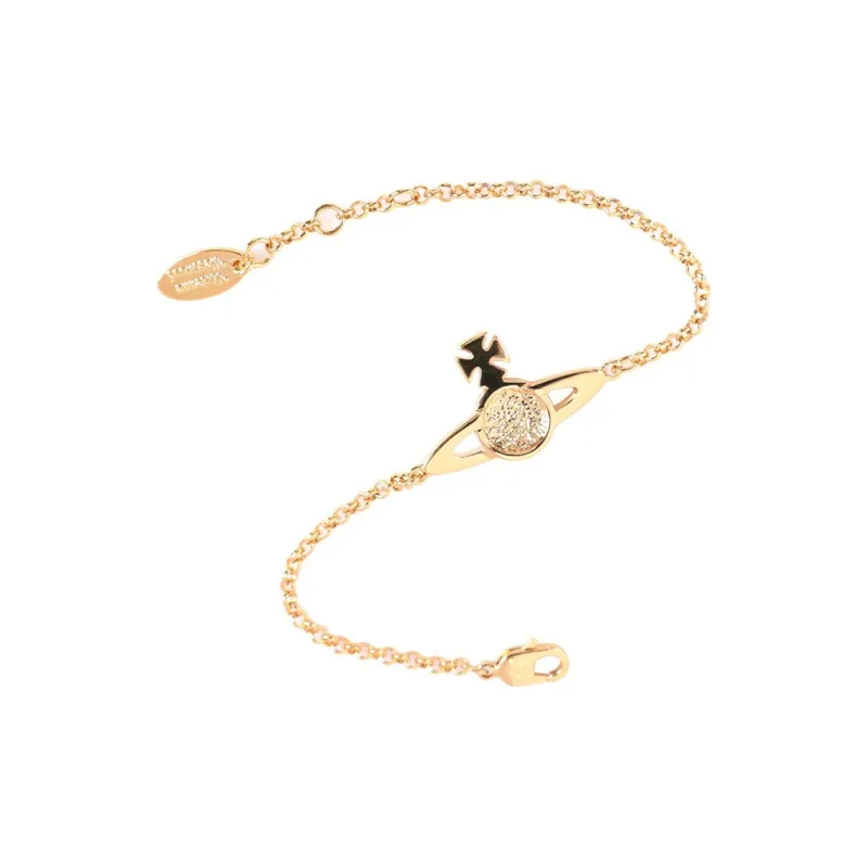 Vivienne Westwood Porcelain Firing Bracelets Unisex Gold-4