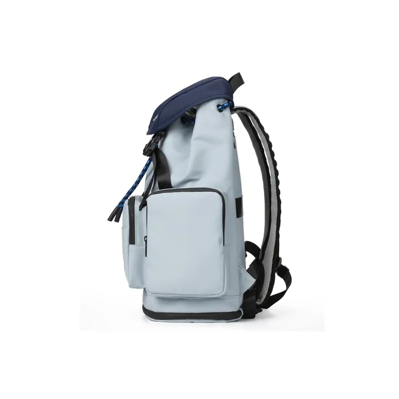 LOVERPUSS Polyester Laptop Bag Backpack With Ball Racket Bag Large Size Unisex Gray Blue-3
