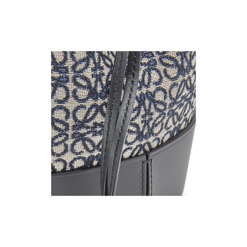 LOEWE Balloon Calfskin Canvas Balloon Bag Shoulder Bag Crossbody Bag Handbag Mini Women's Marine Blue/Black-6