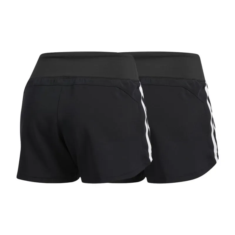 Adidas 3S WVN GYM SHRT Casual Shorts Women's 2 Pack Black-1