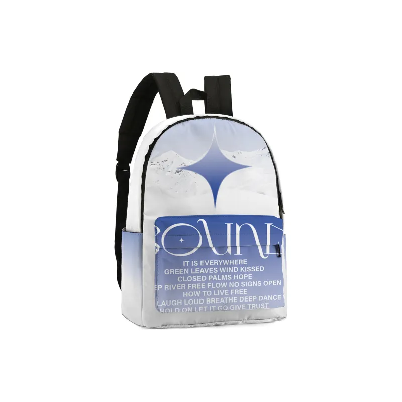 ONRF Polyester Backpack Unisex White-1
