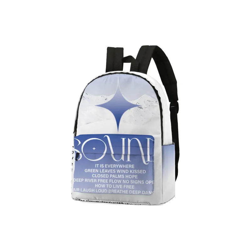 ONRF Polyester Backpack Unisex White-2