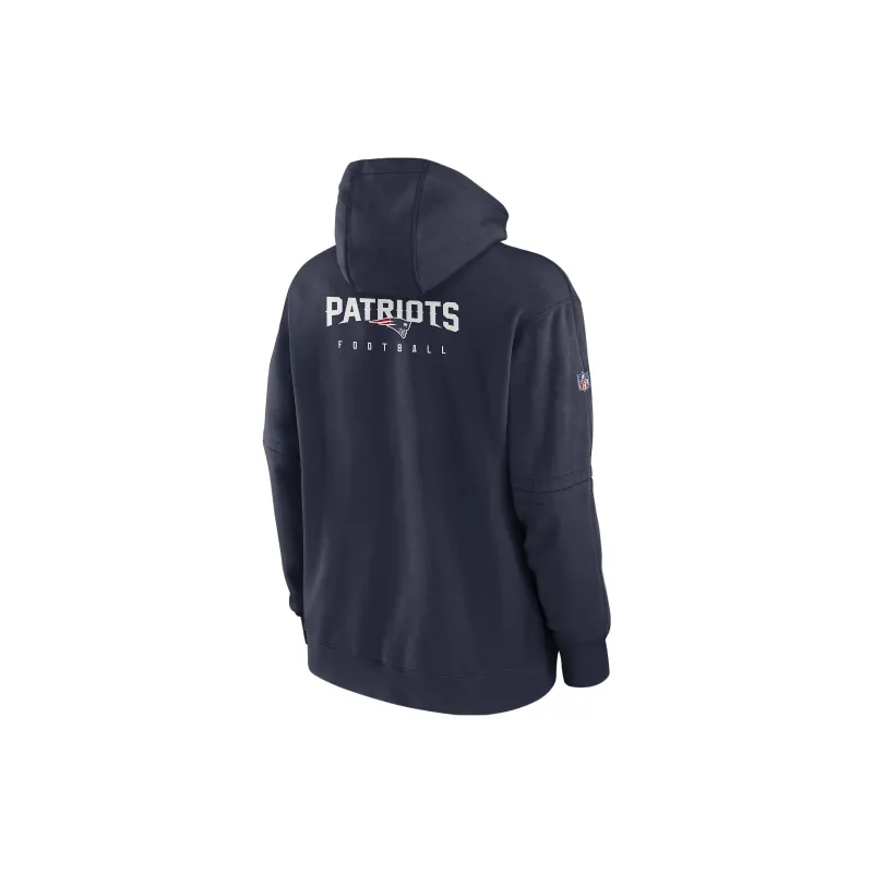 Nike x NFL New England Patriots Sideline Club Sweatshirt Men's University Marine Blue-1