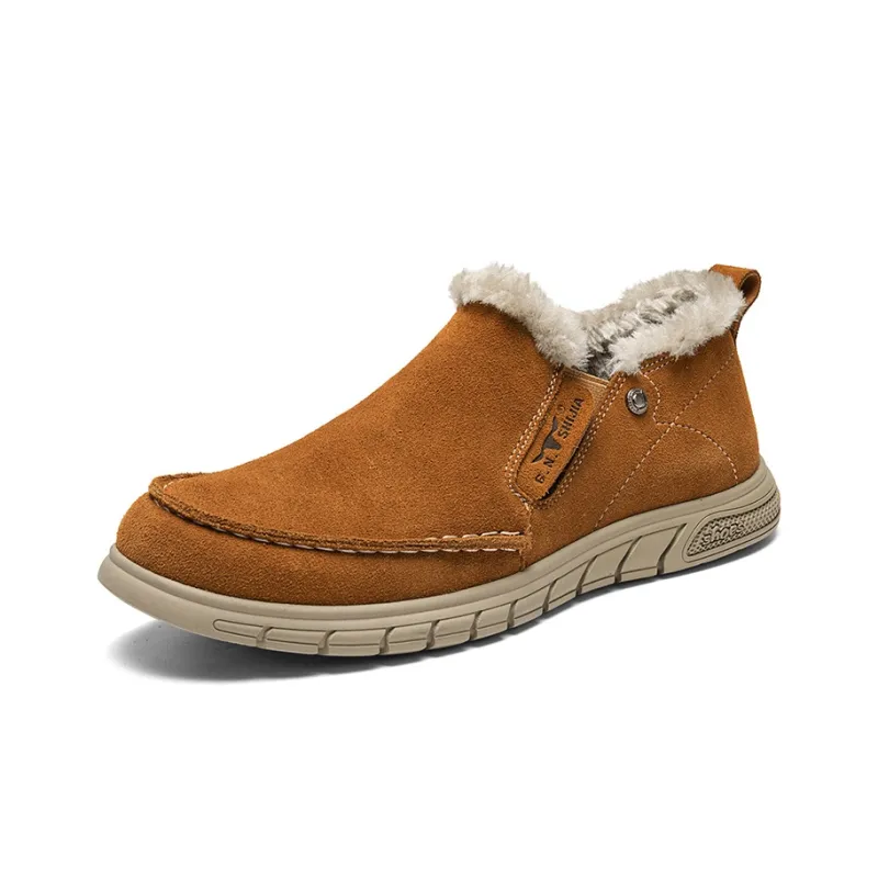 G.N.SHIJIA Men's Casual Shoes Men Low Top Beige-9