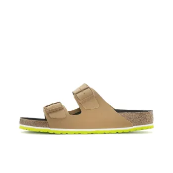 Birkenstock Slide Slippers Men's Brown Regular