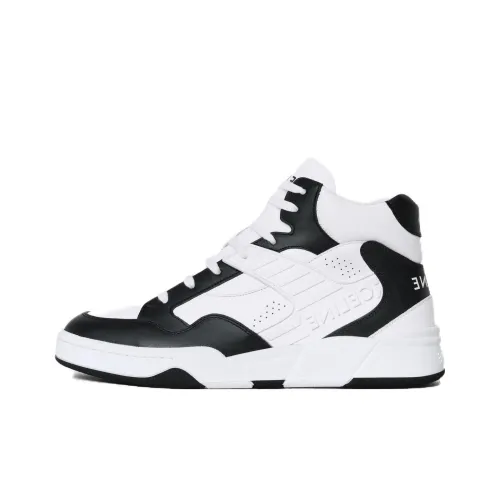 CELINE High-Top Casual Shoes Men's Black White