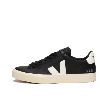 VEJA Campo Leather Lace Up 'Black White'