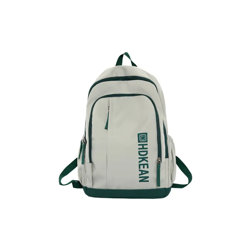 KAKAXI Nylon Backpack Laptop Bag Backpack Regular Unisex White/Green/Black/Orange-3