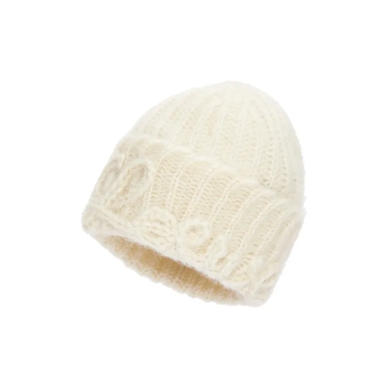 LOEWE Turn-Up Cuff Knitted Beanie-1