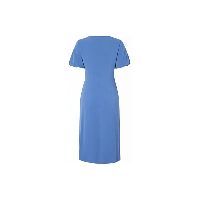 JZ Juzui Short Sleeved Dresses Women's Blue-1